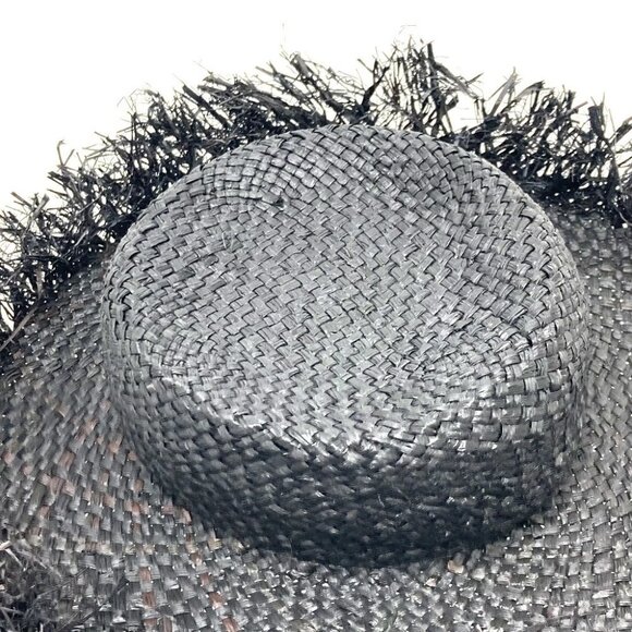 DOLCE&GABBANA straw hat hat hat Raffia Black main image 5
